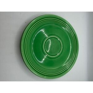 Vintage Fiesta Green Saucer Plate Homer Laughlin China Co HLC USA 6 Inch